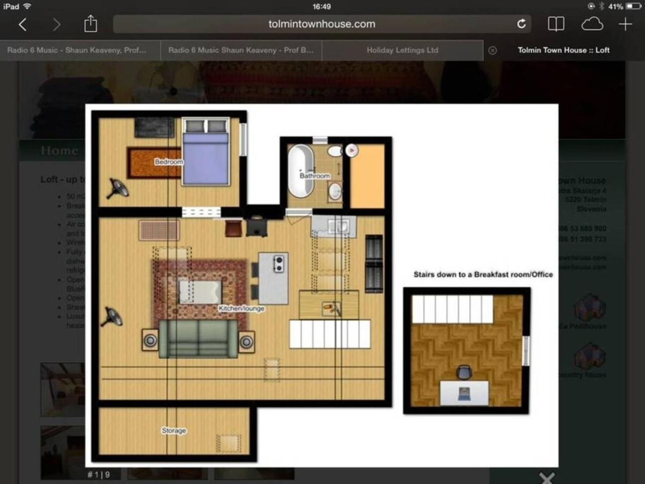 Tolmin Center Apartments Townhouse & Loft Exterior foto